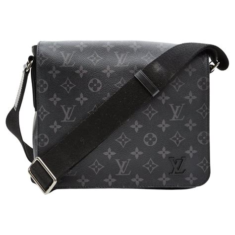 black and grey lv bag